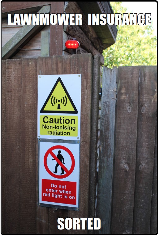 Lawnmower Insurance for Radio Amateurs