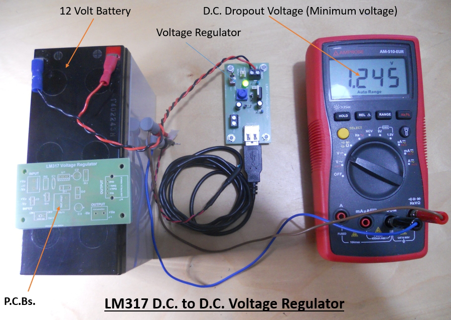 LM317 under test