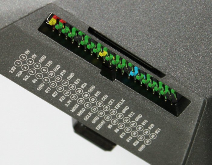 New GPIO pin arrangement