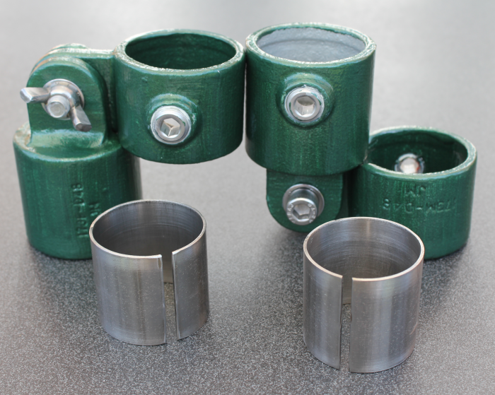 Both top and bottom assemblies painted and ready to fit