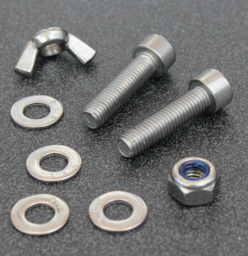 Stainless steel fixings were used throughout