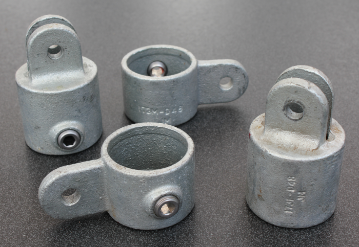 Key Clamps galvanised handrail fittings
